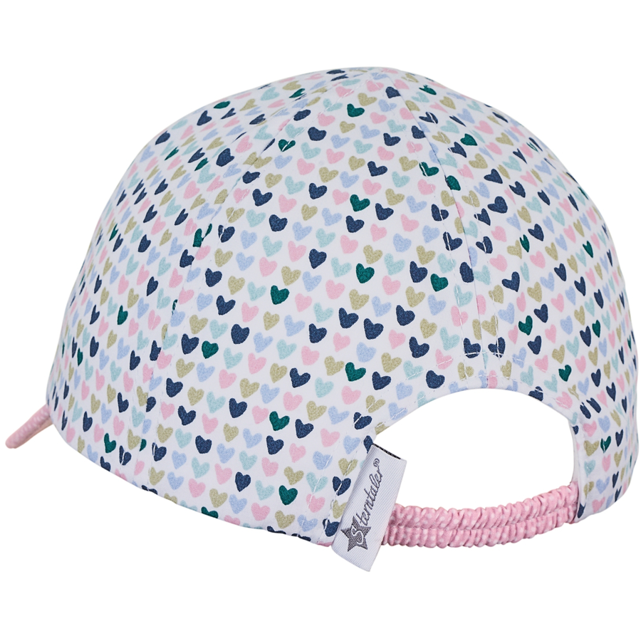 Sterntaler Basecap Herzchen weiss