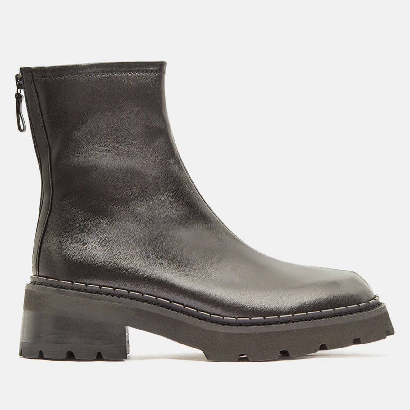 By Far Boots en Cuir Alister noires - Talon 6 cm