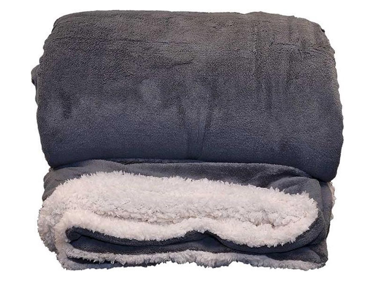 Unique Living Lars XL 220 x 240 cm plaid - Anthracite
