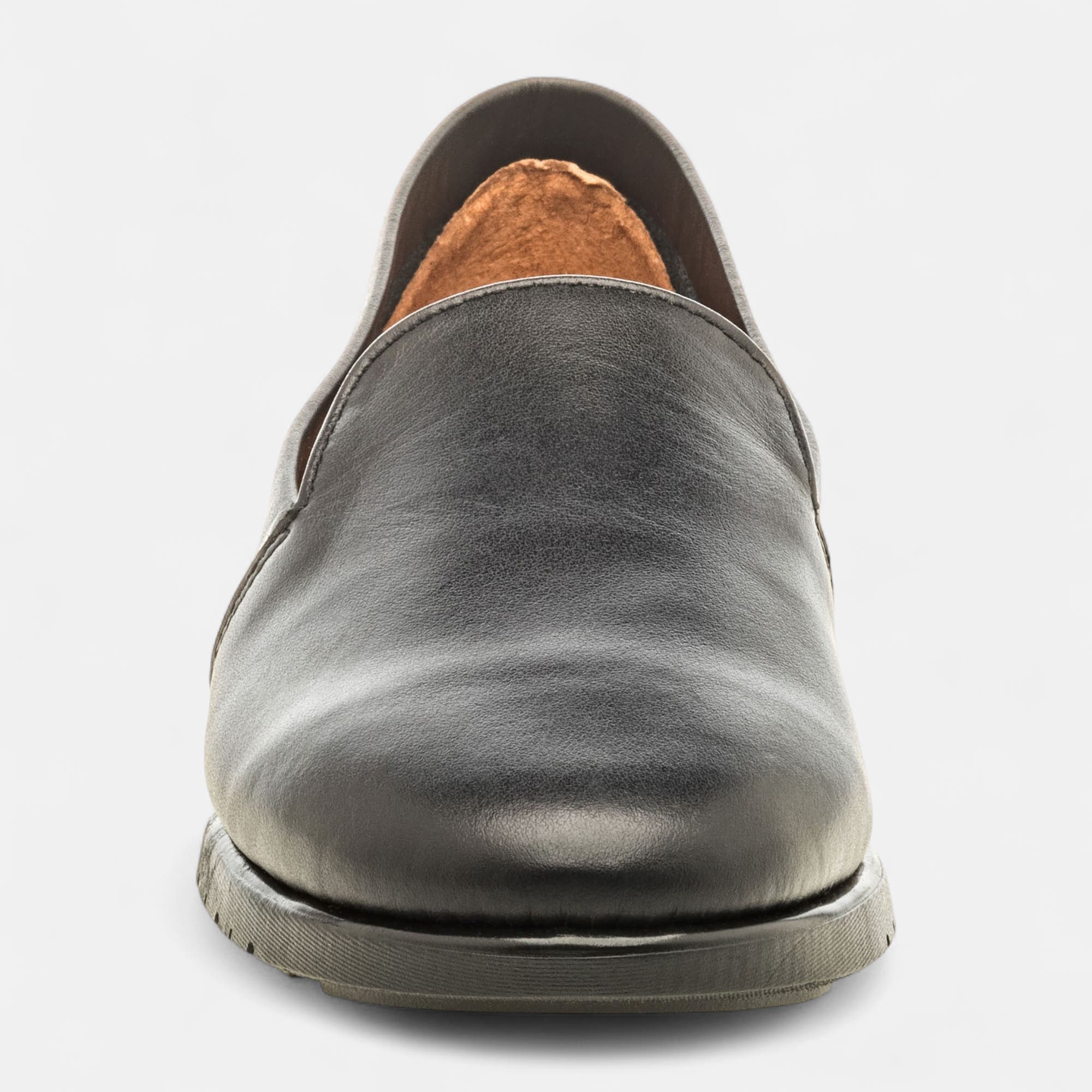 Mocassins Femme en cuir noir