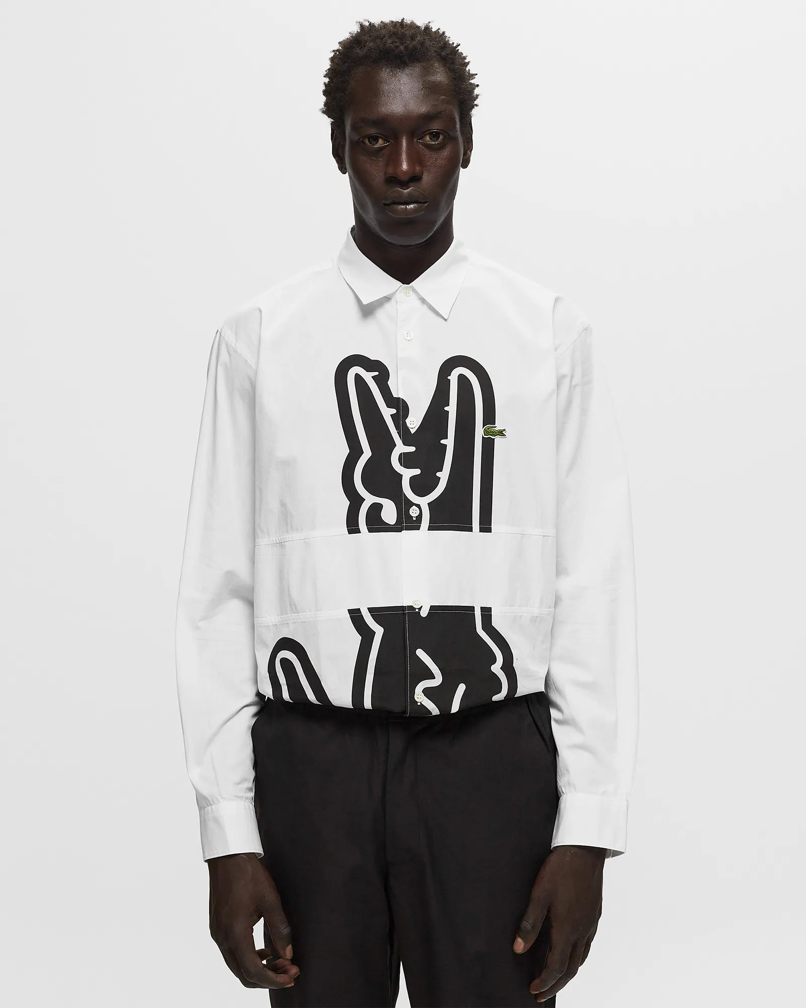 Camisa Comme des Garçons X Camisa Lacoste
