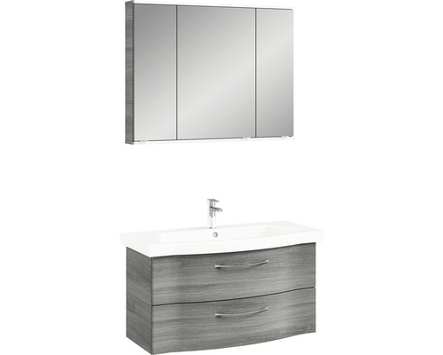 Pelipal Sunline 114-97 badkamermeubelset, grafietstructuur, horizontaal