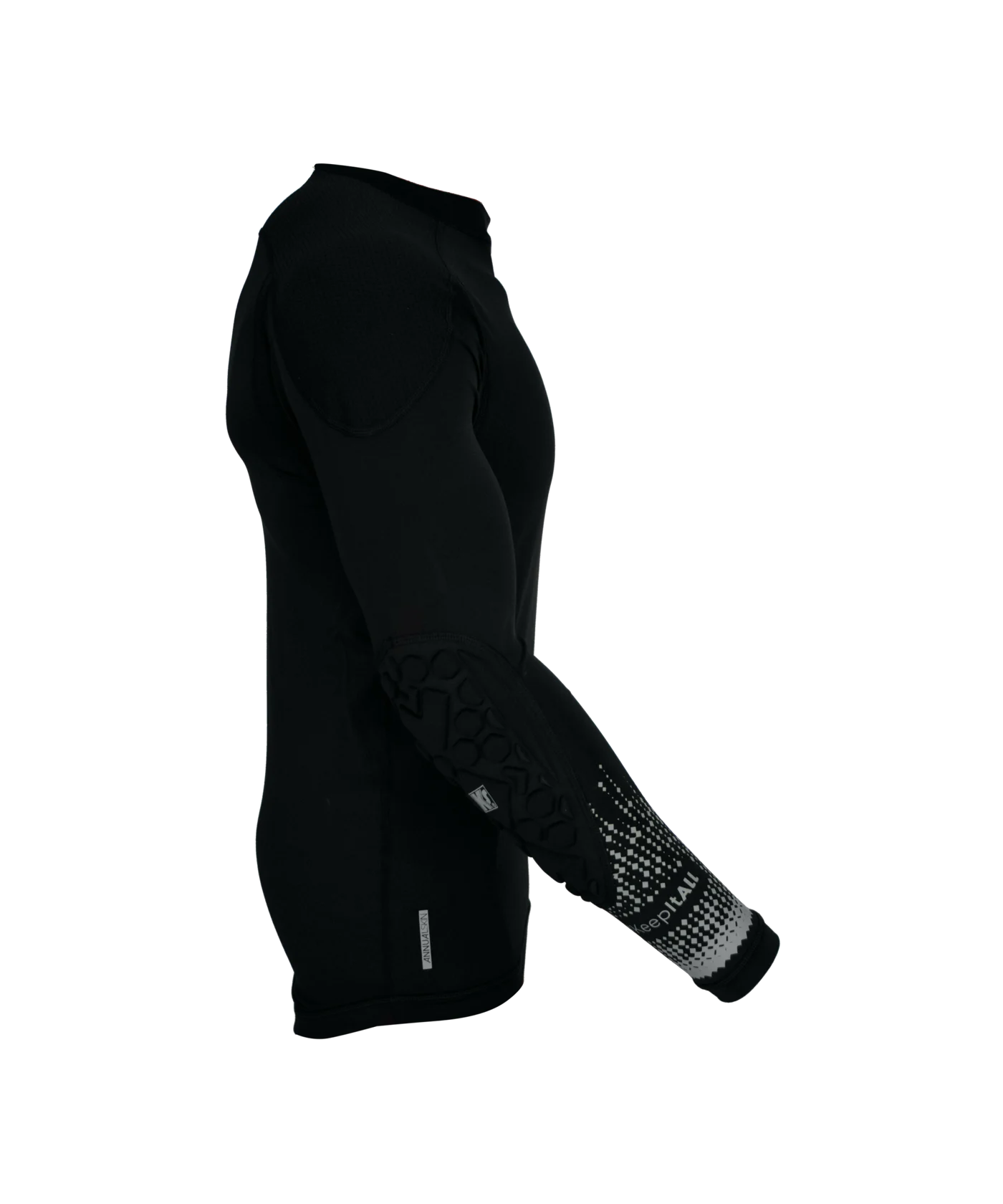 KEEPERsport Torwart Unterziehshirt PP LS Kids Schwarz