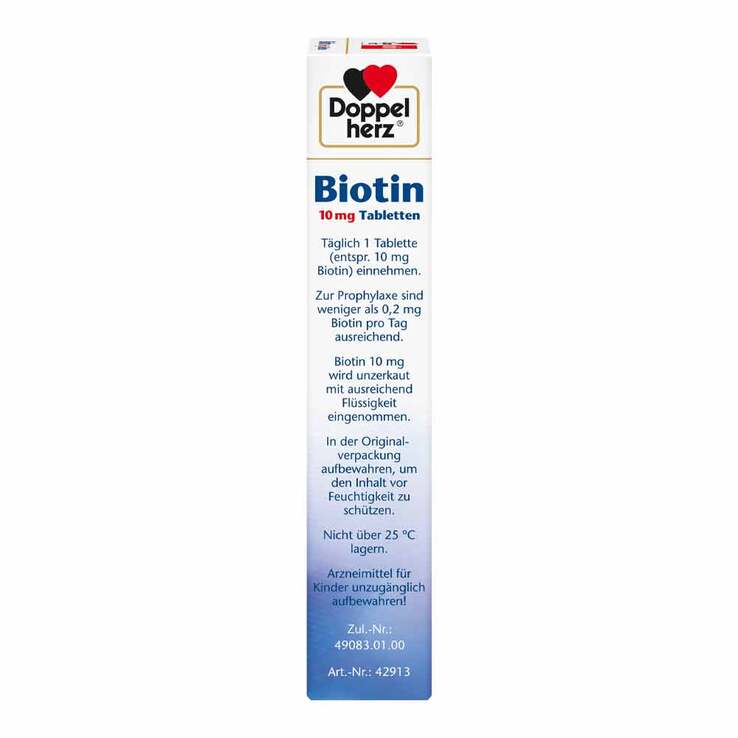 Doppelherz Biotin 10 mg Tabletten, 30 St