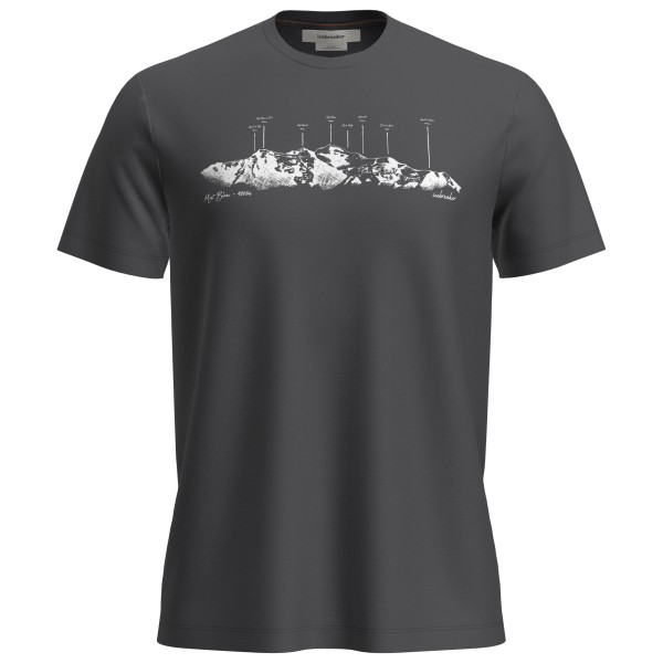 Icebreaker - Merino 150 Tech Lite S/S Tee The Peaks - Haut en mérinos