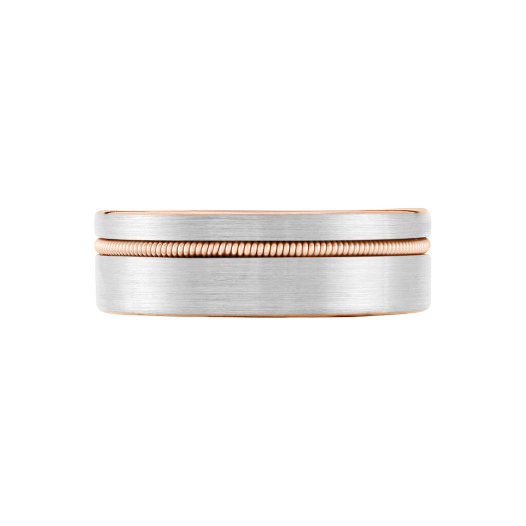 Bague Jourdan Eigger Acier Bicolore