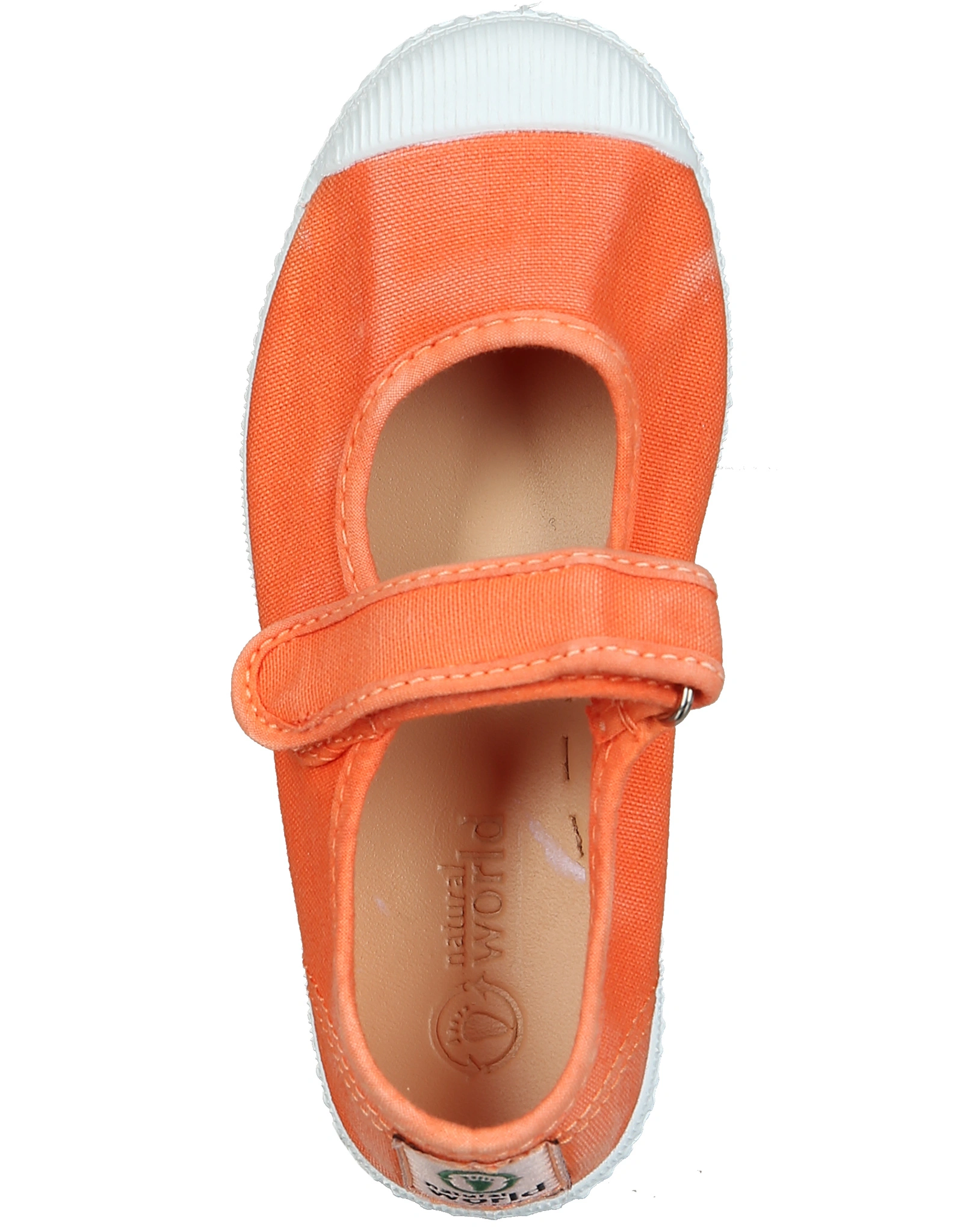 Canvas-Spangenschuhe ENZIMATI in mandarine