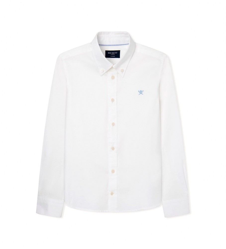 Camisa Oxford Hackett White Washed