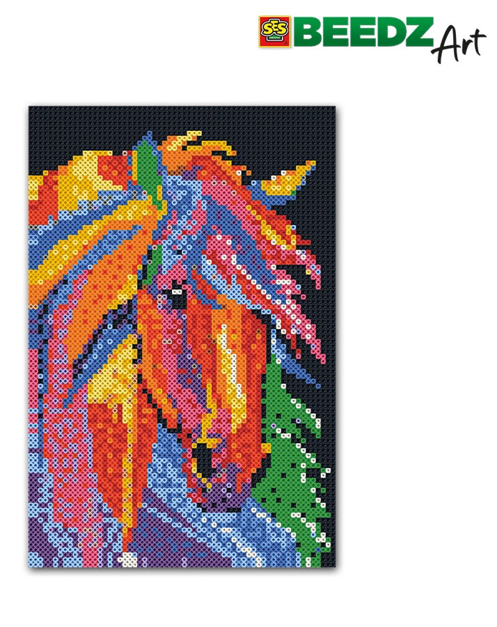 Bügelperlen BEEDZ ART – PFERD FANTASIE mit Stecktafeln
