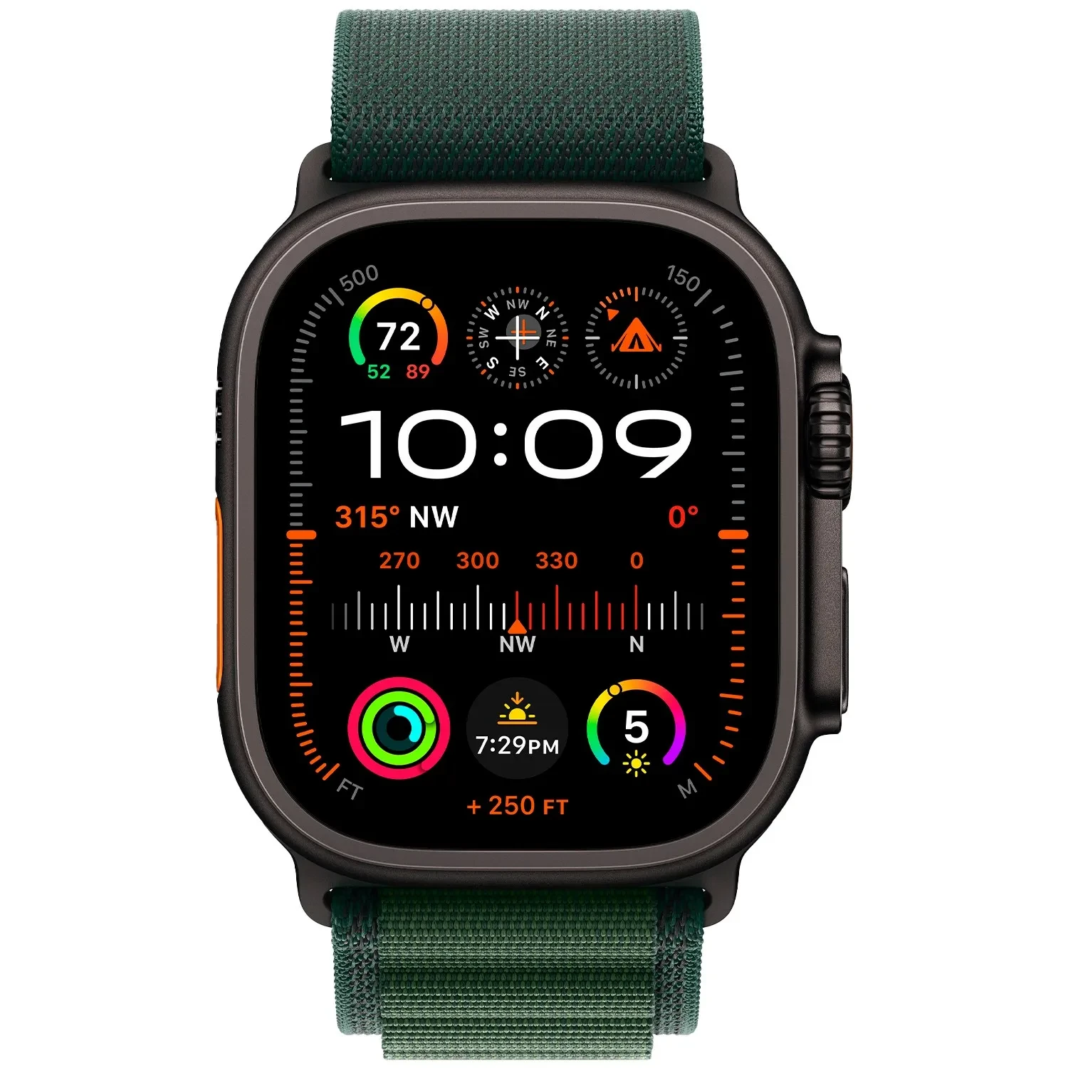Apple Watch Ultra 2 GPS + Cellular 49mm Black Titanium Alpine Loop M MX4R3
