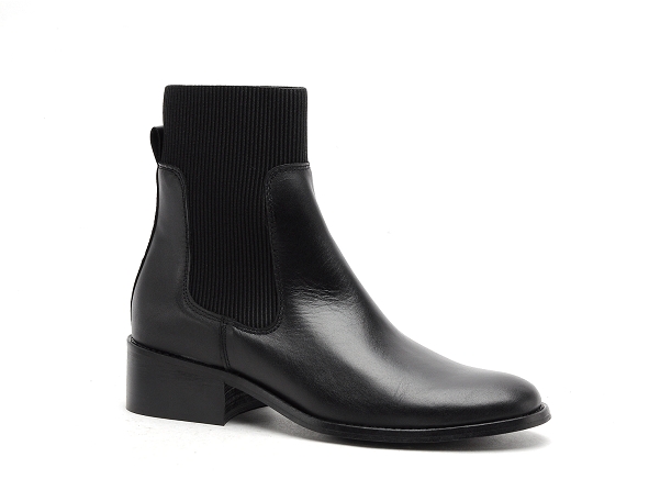 Fricote boots bottine plates femme 39715 noir