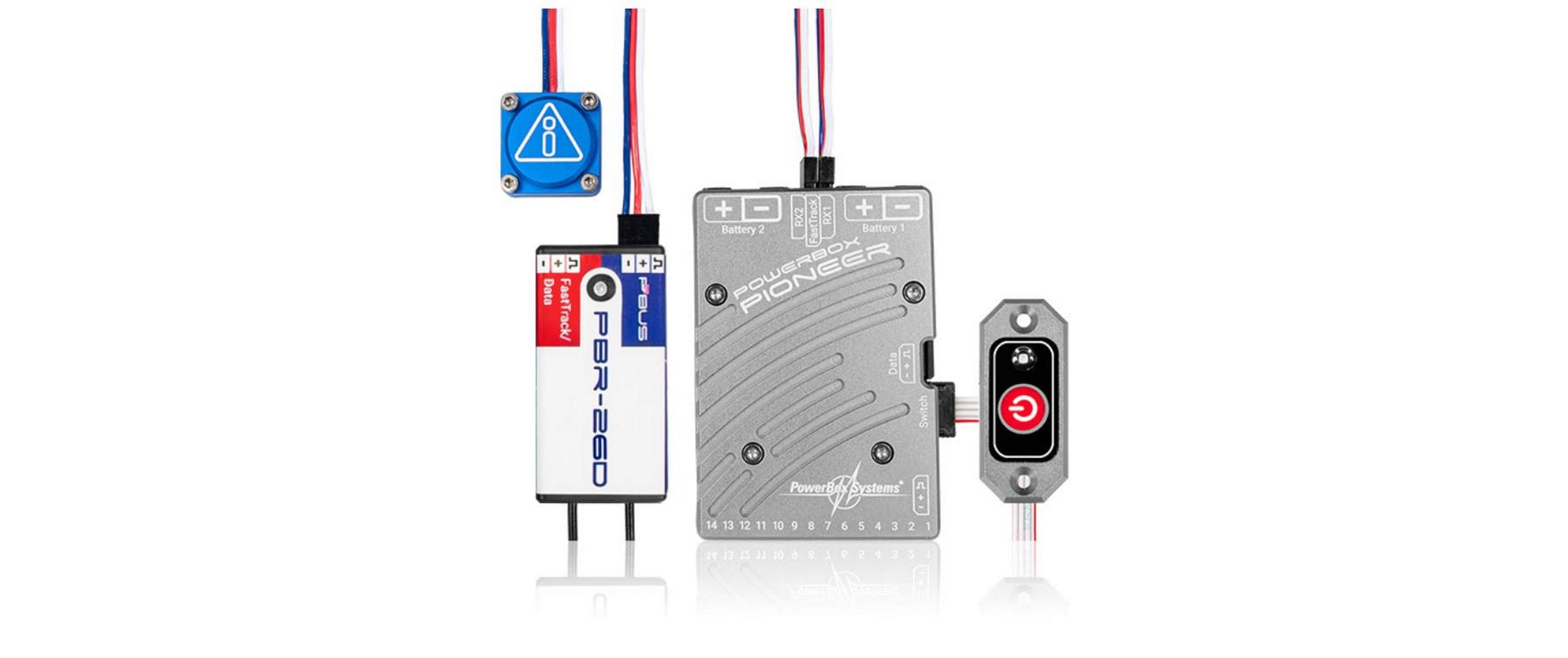 Akkuweiche Pioneer + MicroMag 14-Kanal<br>14-Kanal Stromversorgung inklusive MicroMag