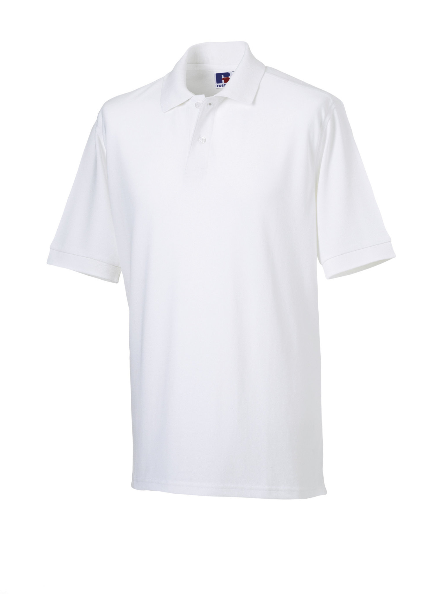 Russell Europe R-569M-0 - Polo Élégant en Coton Peigné avec Boutons