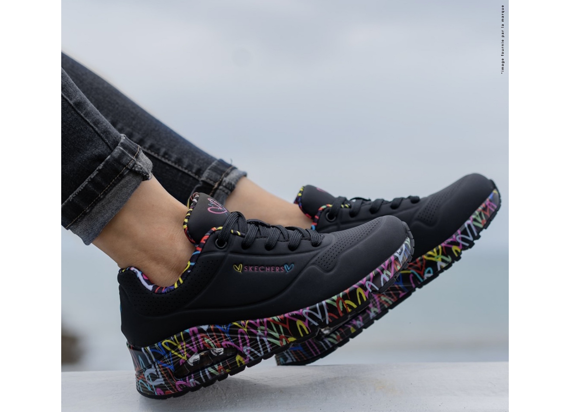 Uno loving love noir multicolore