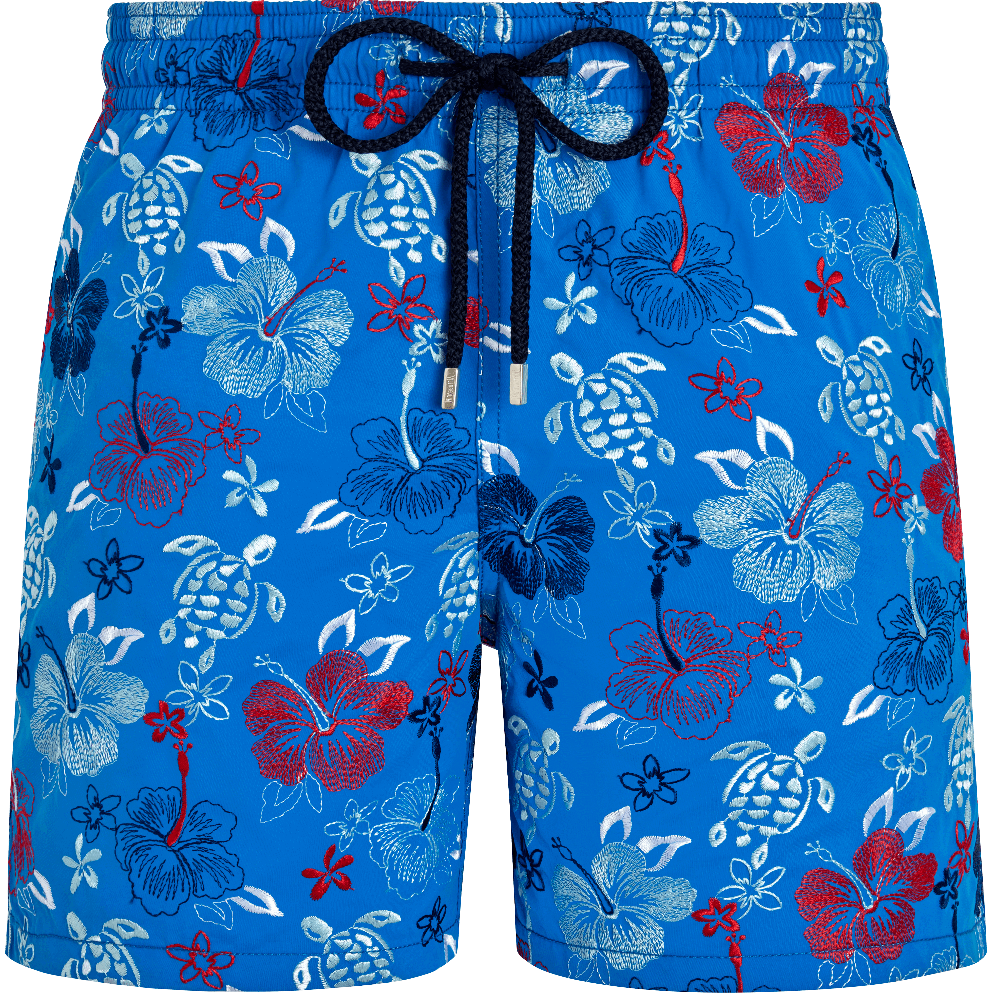 Maillot de Bain Homme Brodé Tropical Turtles | Short de Bain Homme Vilebrequin