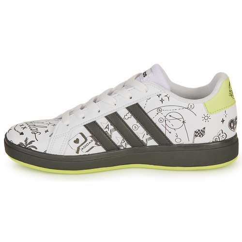 Adidas Sportswear - GRAND COURT 2.0 K - Blanc / Noir