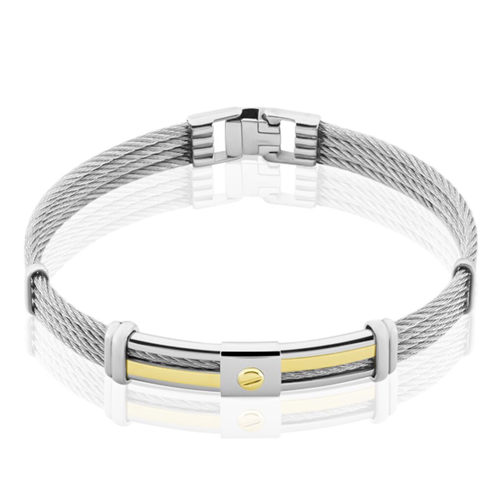 Bracelet Davilia Or Acier Bicolore