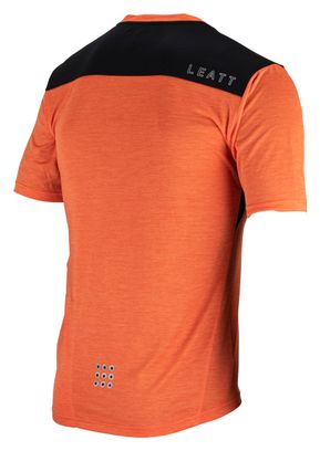 Maillot Manches Courtes Leatt MTB Trail 1.0 Flame Orange