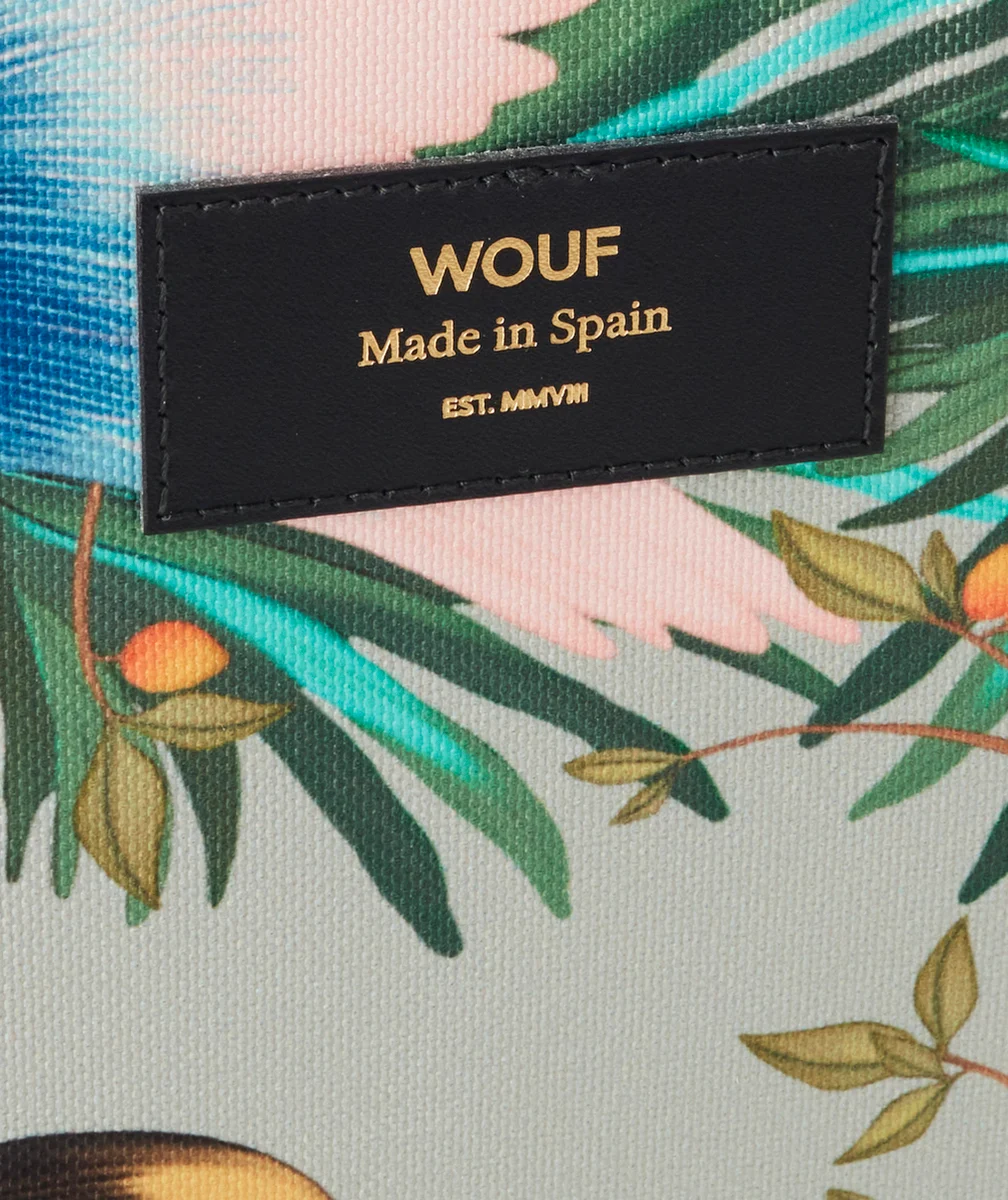 WOUFHOUSSE POUR TABLETTE IMPRIMÉE TROPICAL OISEAUX