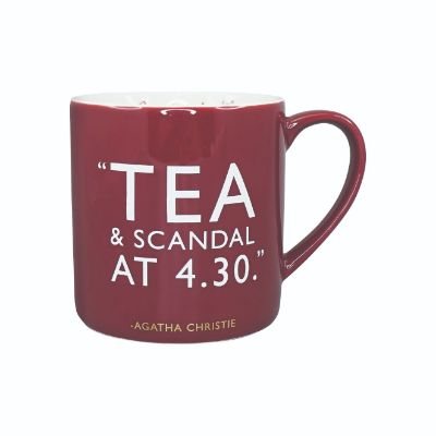 Agatha Christie Tea and Scandal mug