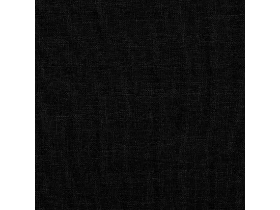 Chaise longue avec coussins noir tissu