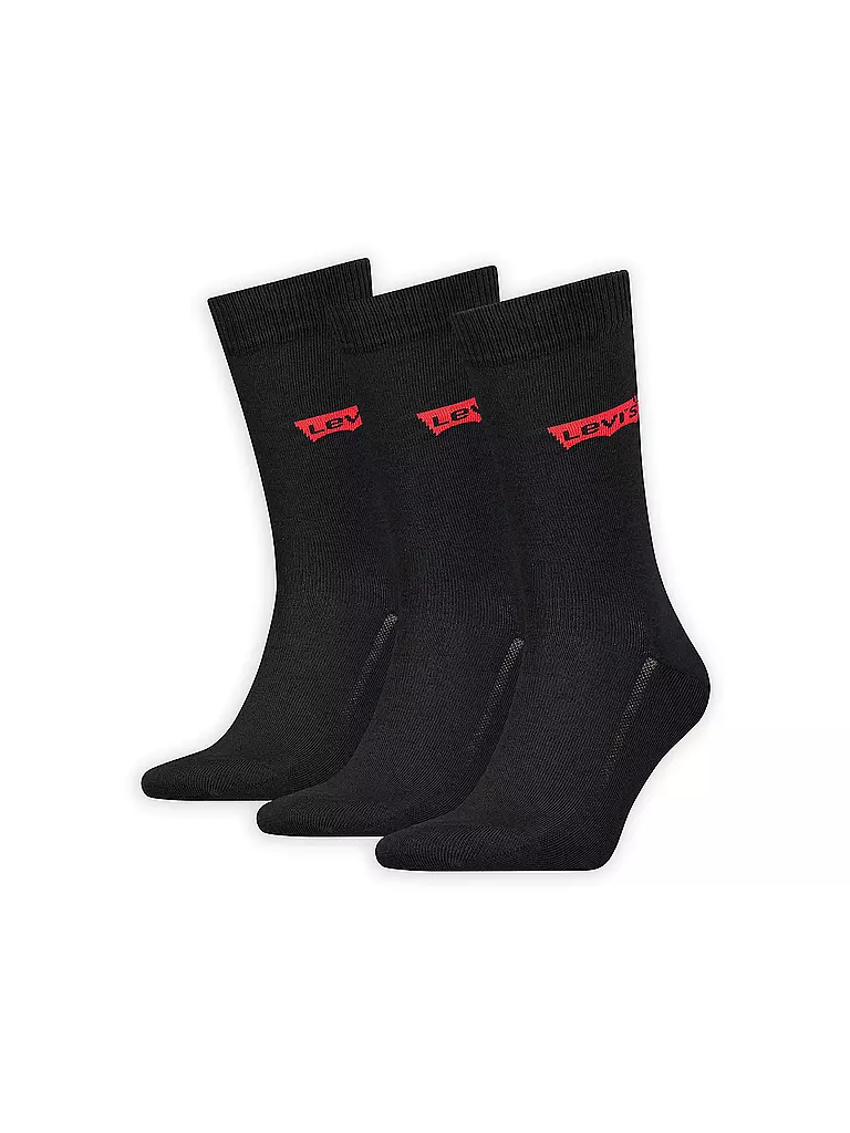 LEVI'S® Socken 3er Pkg black schwarz