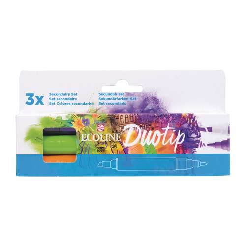 Talens ECOLINE® Duotip Marker Sekundärfarben-Set