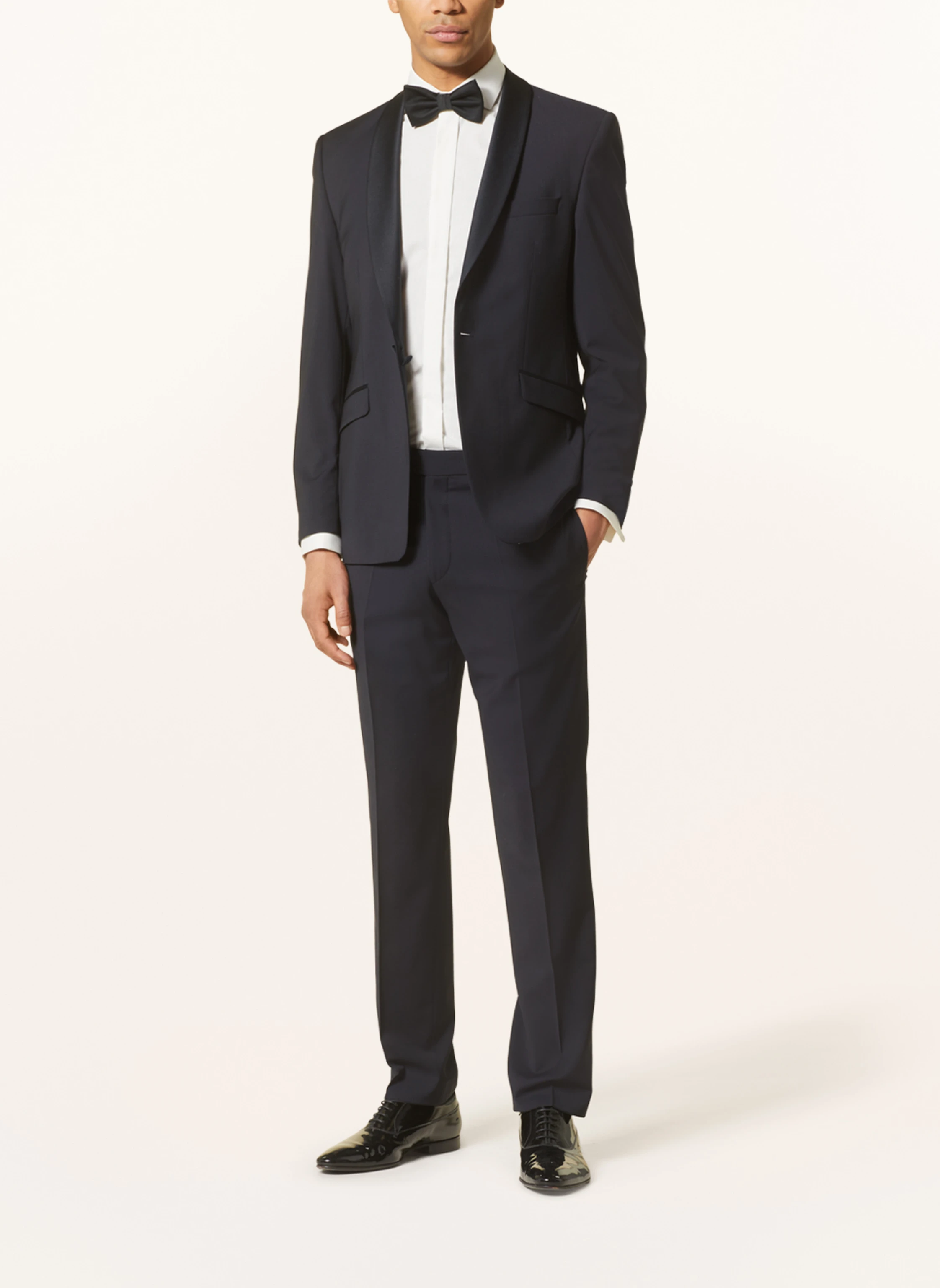 WILVORST Smoking-Hose Slim Fit mit Galonstreifen
