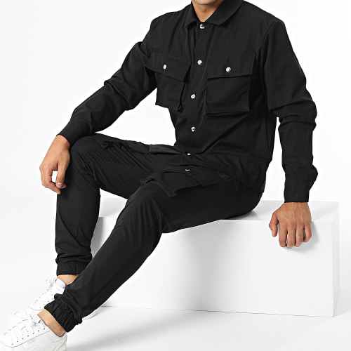 Ensemble Veste Et Pantalon Cargo Lva Noir
