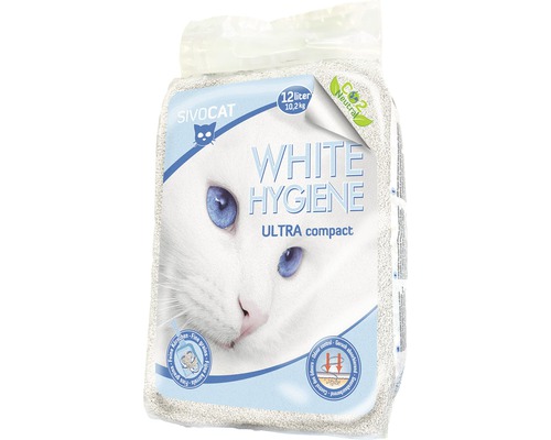 SIVOCAT White Hygiene ultra kattenbakvulling 12 l