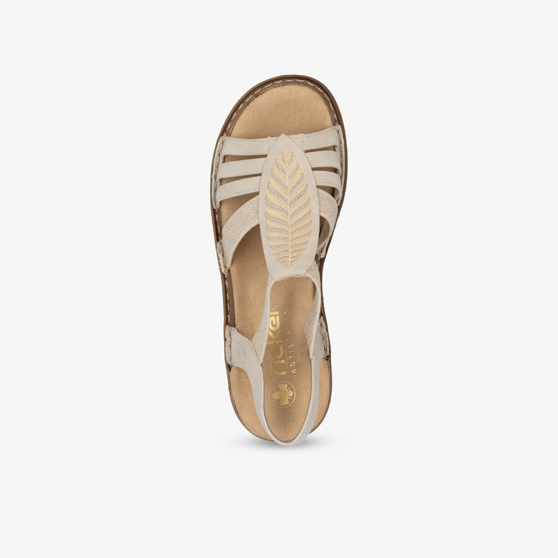 rieker Damen Riemchensandalen beige