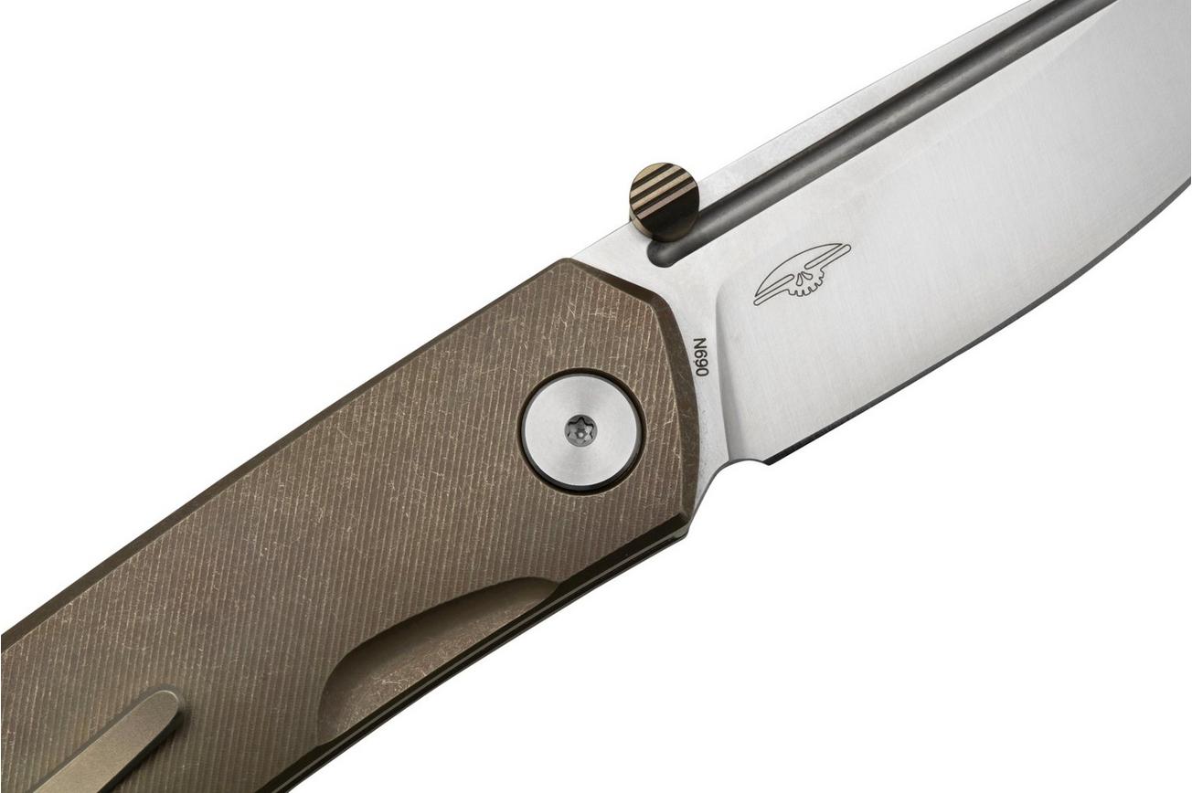 Real Steel Luna Maius Titanium Tan Bronze 7092, zakmes