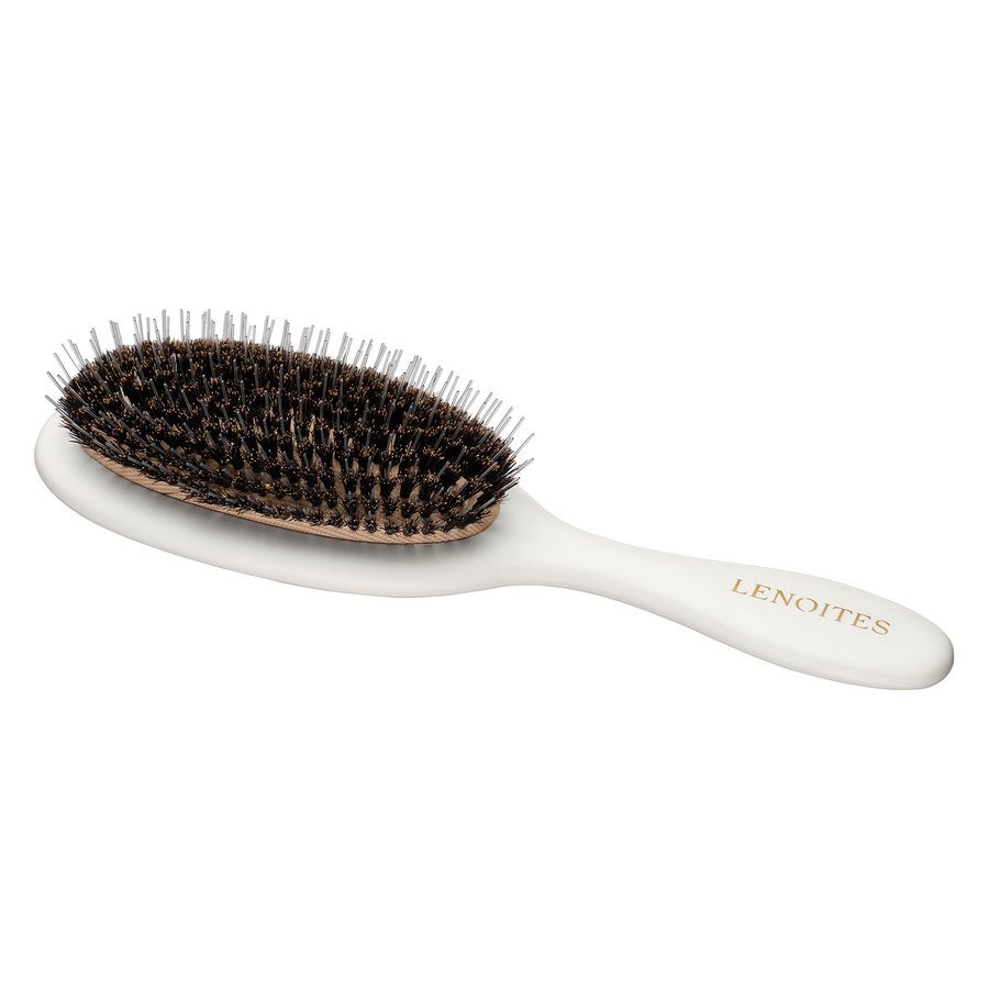 Lenoites Hair Brush Wild Boar White