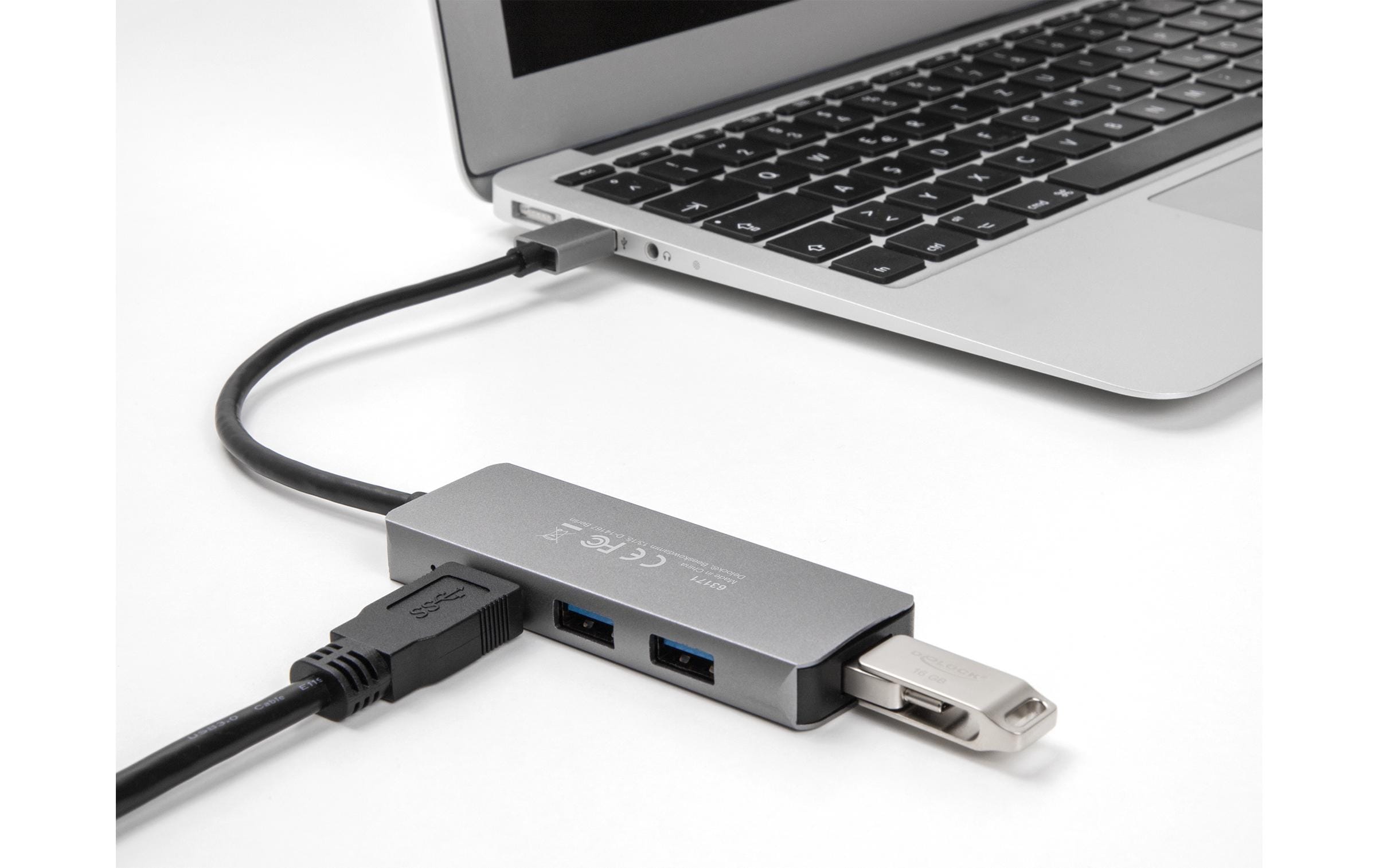USB-Hub 4 x USB 3.0 Typ-AVier-Port-USB-A-Hub