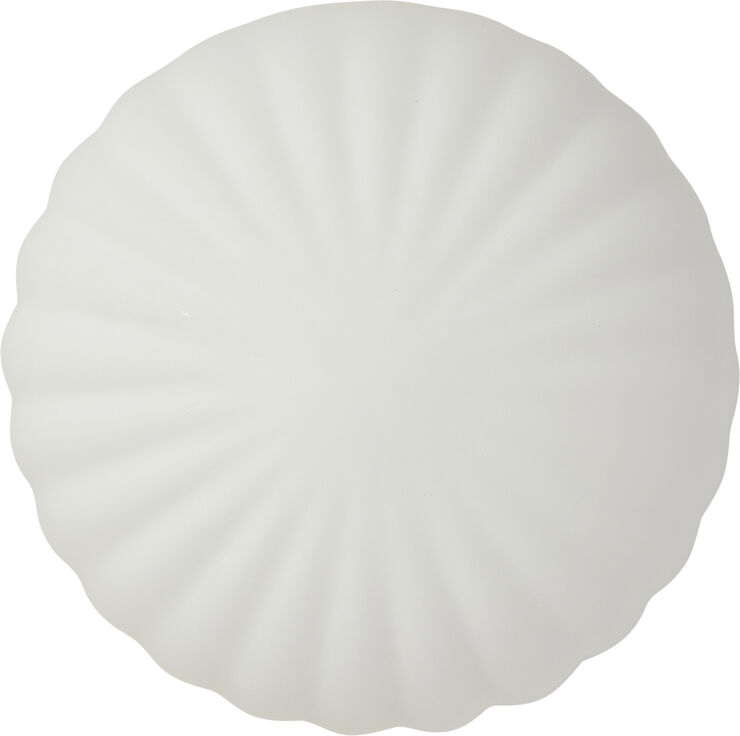 Hübsch Kumu Wall Lamp Ø18 Messing/hvid