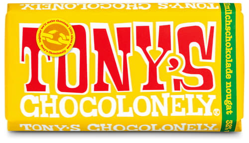 Tony’s Chocolonely Vollmilch mit Nougat