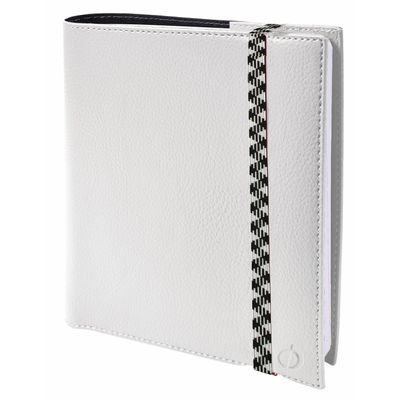 Agenda à élastique Time&Life Medium - 1 semaine sur 2 pages - 16 x 16 cm - blanc - Quo Vadis
