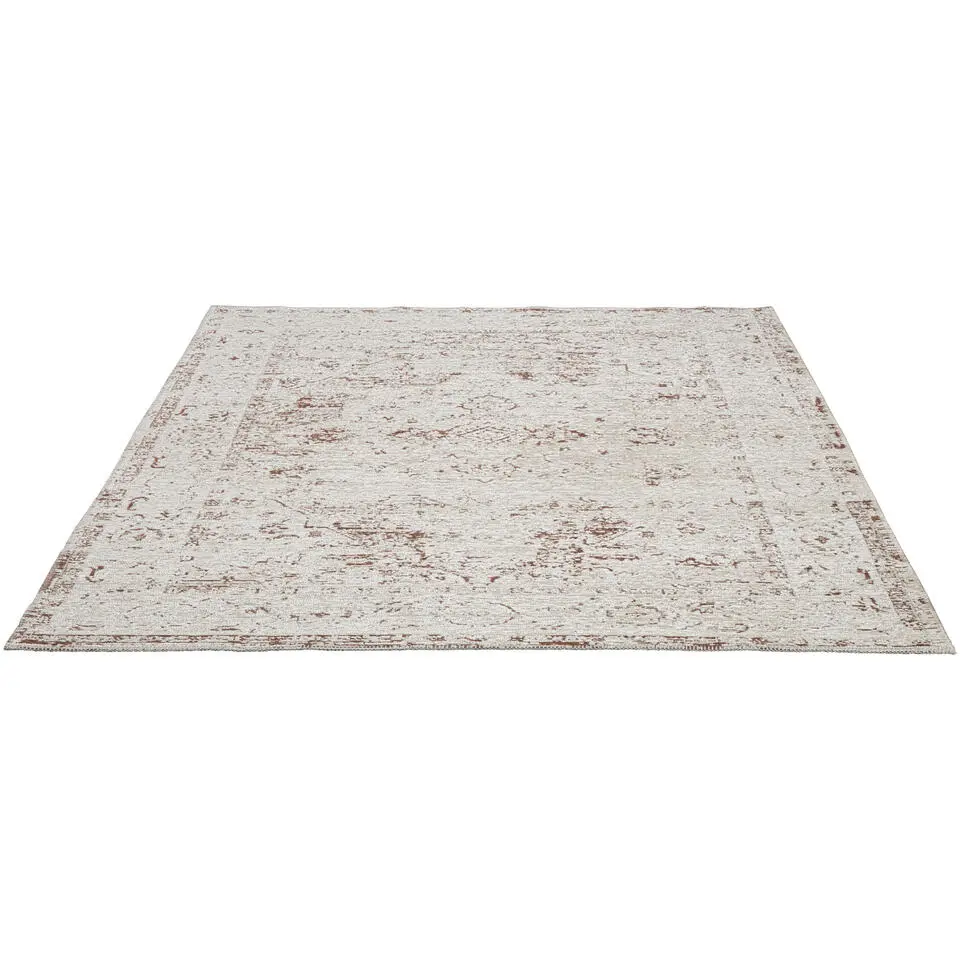 Vloerkleed Annur - crème/bruin - 200x290 cm