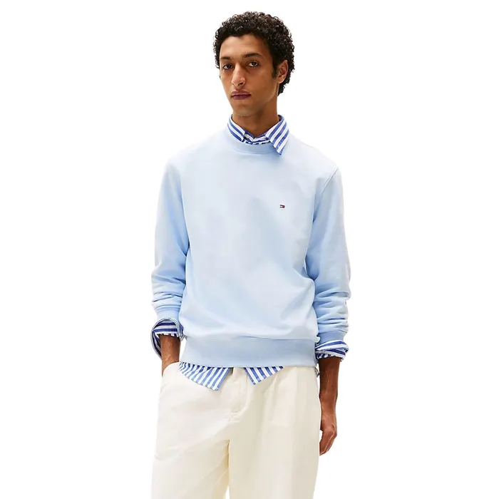 Tommy Hilfiger Essential Flag Embroidery Crew Neck Sweater Heren