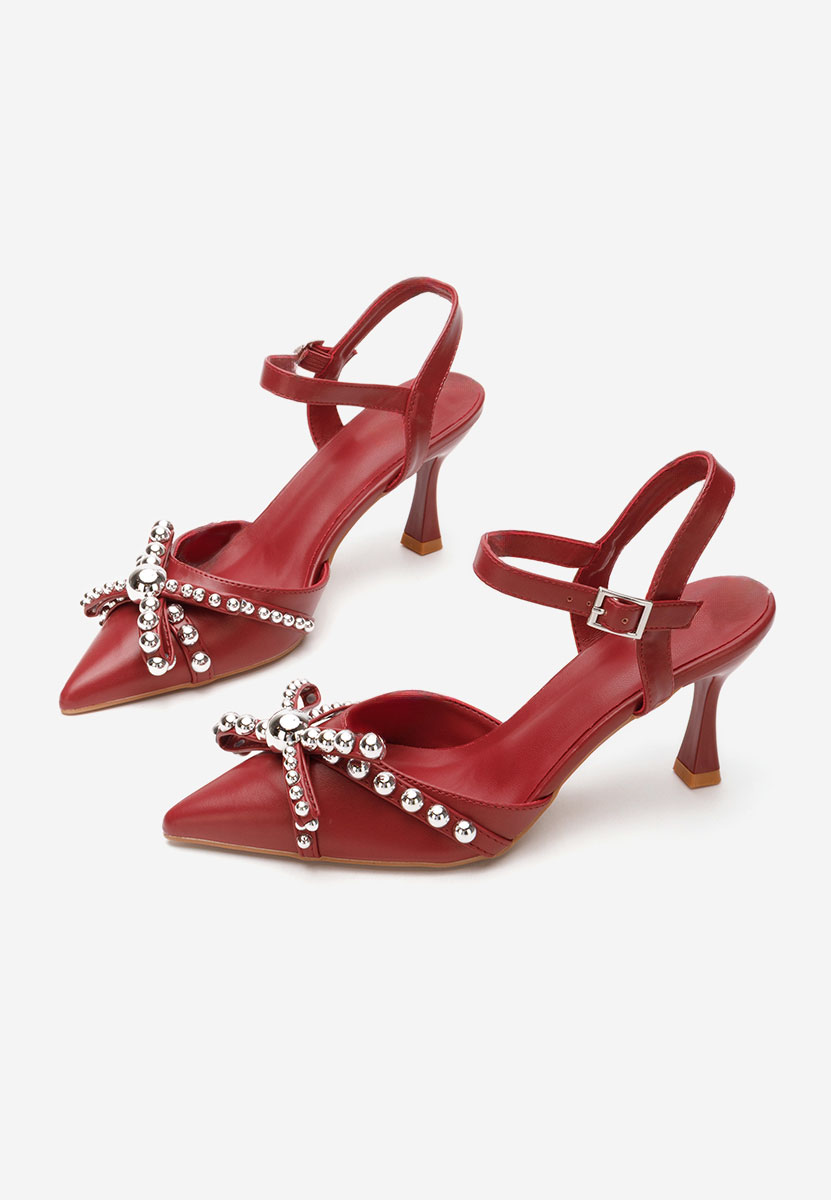 Chaussures slingback rouges Ladera