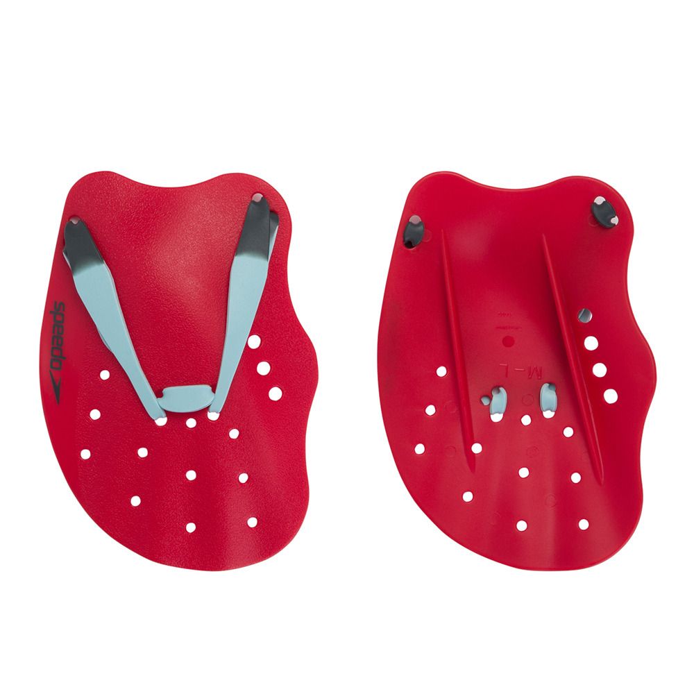 Speedo TECH PADDLE - Plaquettes red/blue/grey