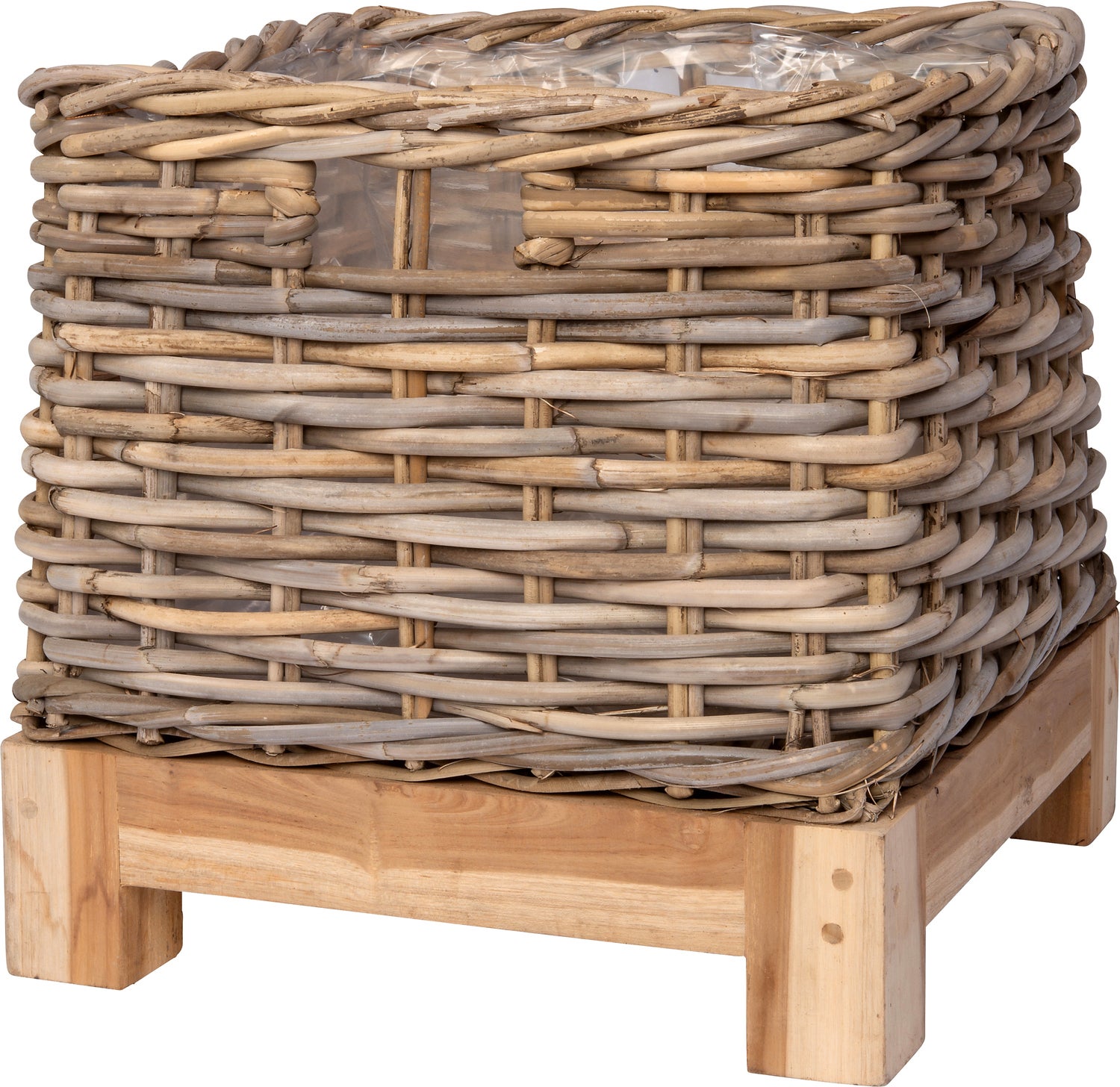 Intratuin plantenmand op voet Kobo naturel 28 x 28 x 28 cm