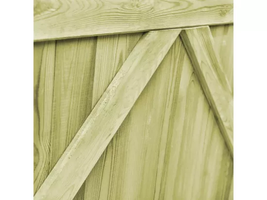 Portillons de jardin 2 pcs Bois de pin imprégné 300x75