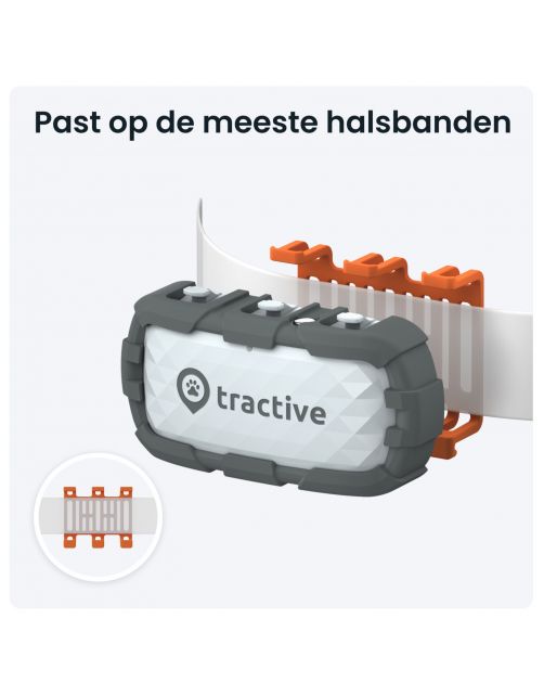 Tractive Gps Tracker Dog Xl Adventure - Hondenlocatievinder - 97x51x24 mm 115 g Grijs Geschiktvoorhonden>22kg