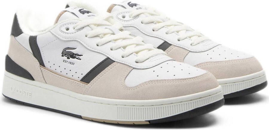 Lacoste T-CLIP SET 224 2 SMA WHT DK GRN Heren Sneakers wit-donkergroen