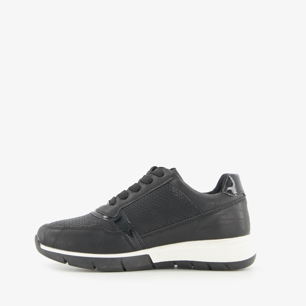 Blue Box dames sneakers zwart witte zool