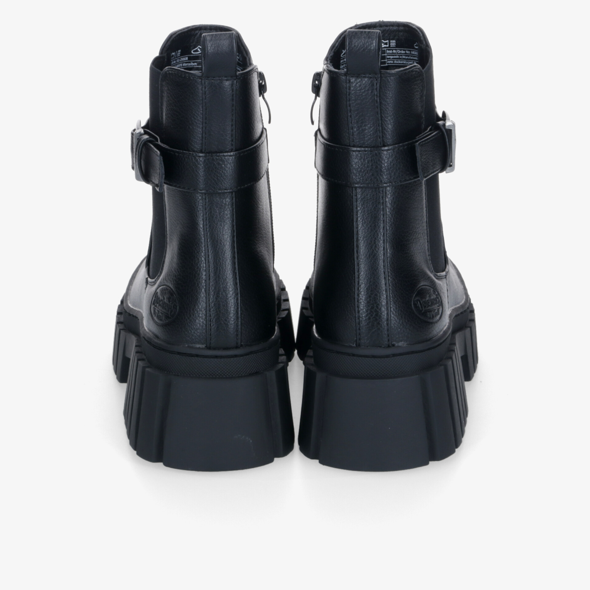 Dockers Damen Chelsea Boots schwarz