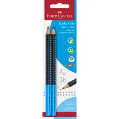 Faber-Castell Bleistift Jumbo Grip Two Tone, 1 Packung, 3-fach sortiert