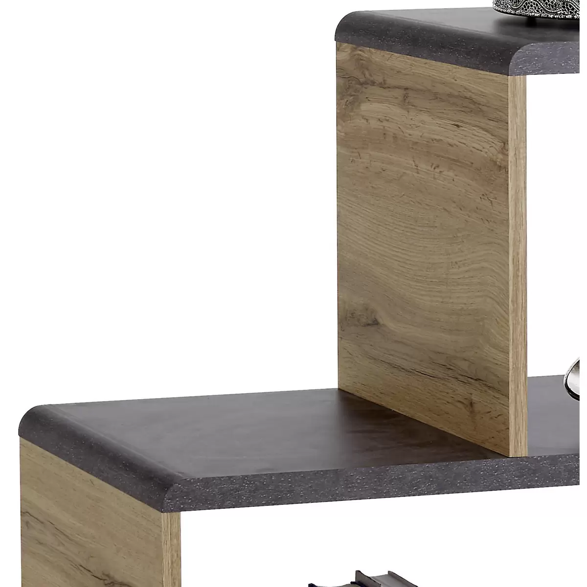 Regal Fontana dunkelbraun,Betonoptik