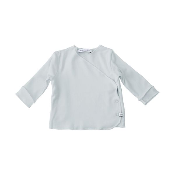 Bamboom Overslagshirt Lange Mouw Licht Blauw 1 mnd